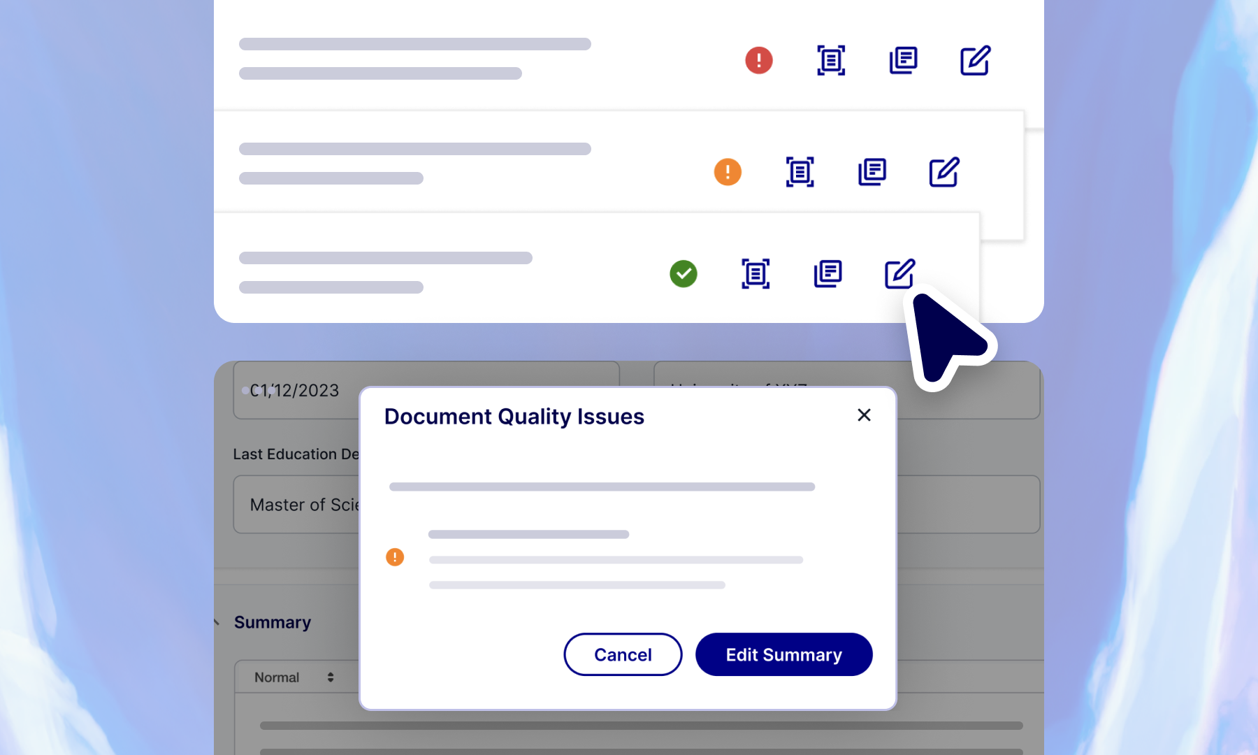 Automate Intake & Quality Checking